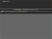 Tablet Screenshot of joglo.com